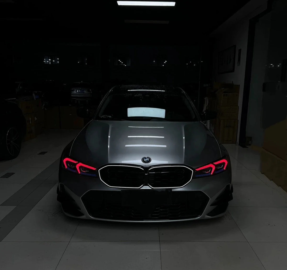 EU Version G20 LCI 325 330i 330Li 330e M340i White/Yellow/RGB DRL Headlights Plug and Play for BMW 2023+