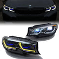G20 325i 330i M340i Upgrade Dual Color White-Yellow Switch Headlights Laser Style LED Headl Lamps for BMW 19-22