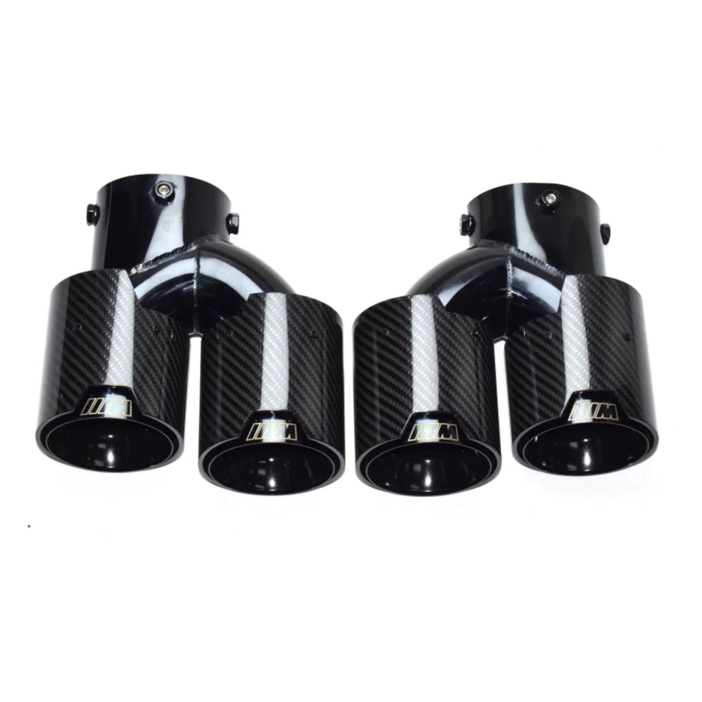 US Stock M240i M340i M440i Exhaust Tips Carbon Fiber/Titanium Alloy Upgrade Tips Muffler Pipes for BMW G20 G22 G23 G26 G42