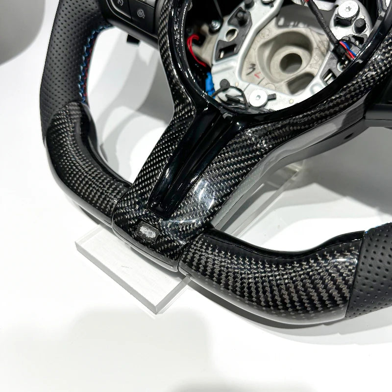 Carbon Fiber & Leather Steering Wheel for BMW F80 F12 F15 F20 F22 F30 F31 F32 F33 F36 M3