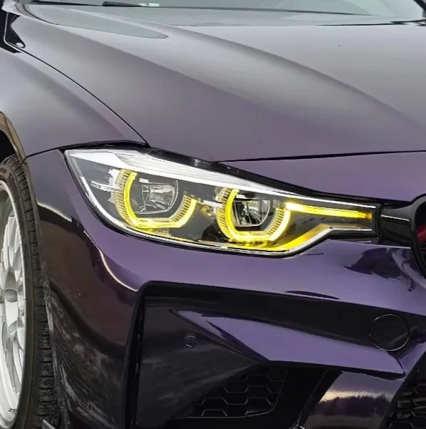 US Stock F30 LED Headlights White/Yellow DRL for BMW 3 Series