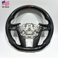 Carbon Fiber Steering Wheel for Pontiac G8 / Holden Commodore VE-VF / Chevrolet SS – Red Accents