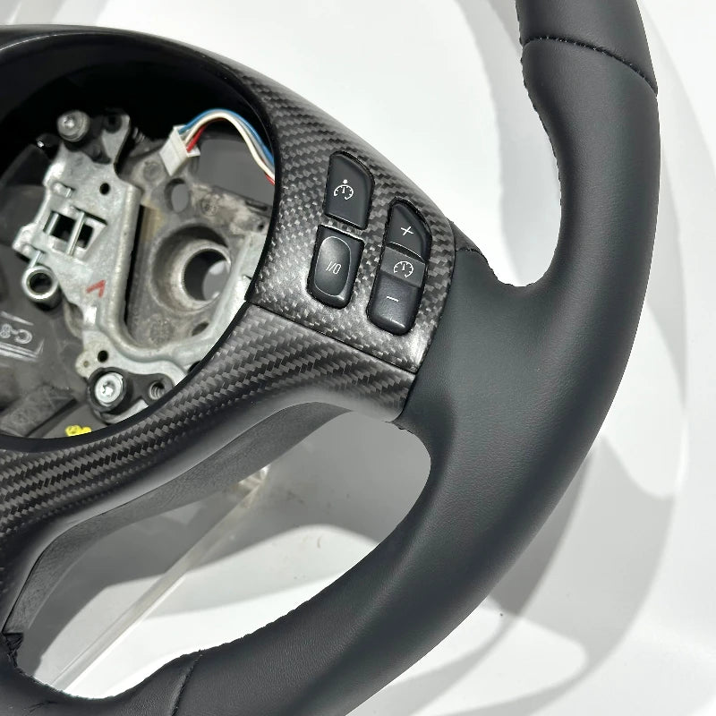 Full Leather Steering Wheel for BMW E46 E92 E90 E91 E81 E84 M5