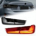 US Stock 3 Series G20 M3 G80 Modified OEM Style LED Tail Light Smoked Clear Taillights Turn Signal Plug and Play 2019-20