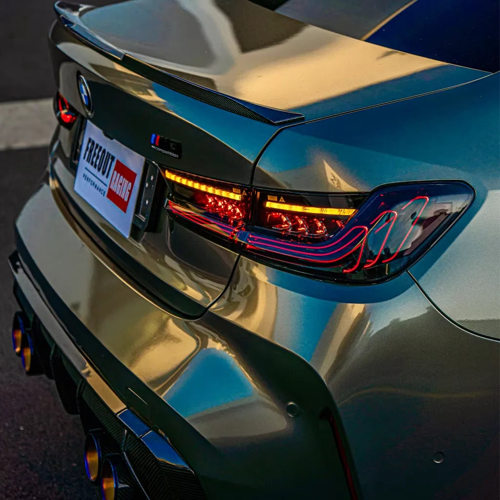 Upgrade G20 3 Series G80 M3 Clear CSL Style Laser Taillights for BMW 2019-2026