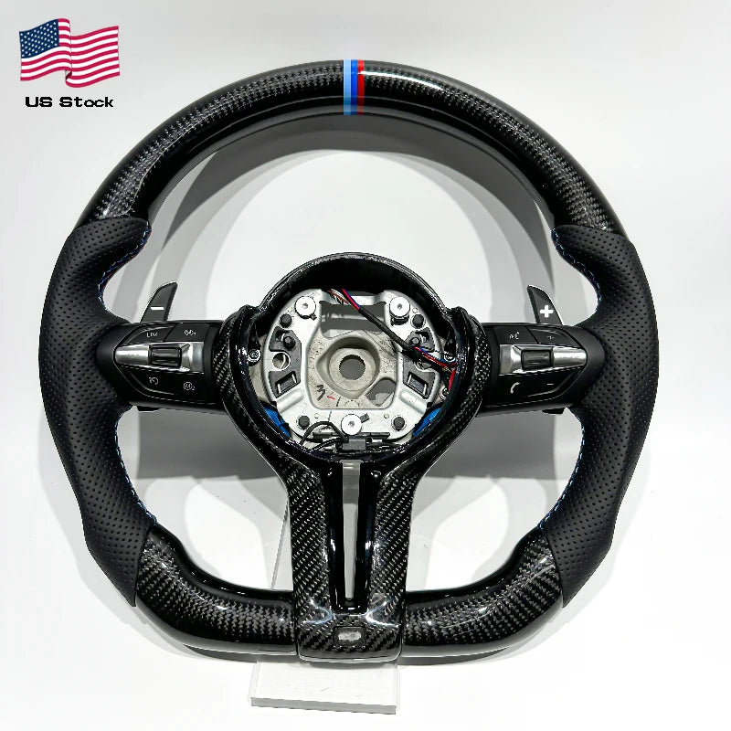 Full Leather Steering Wheel for BMW F80 F10 F12 F15 F20 F22 F30 F31 F32 F33 M3