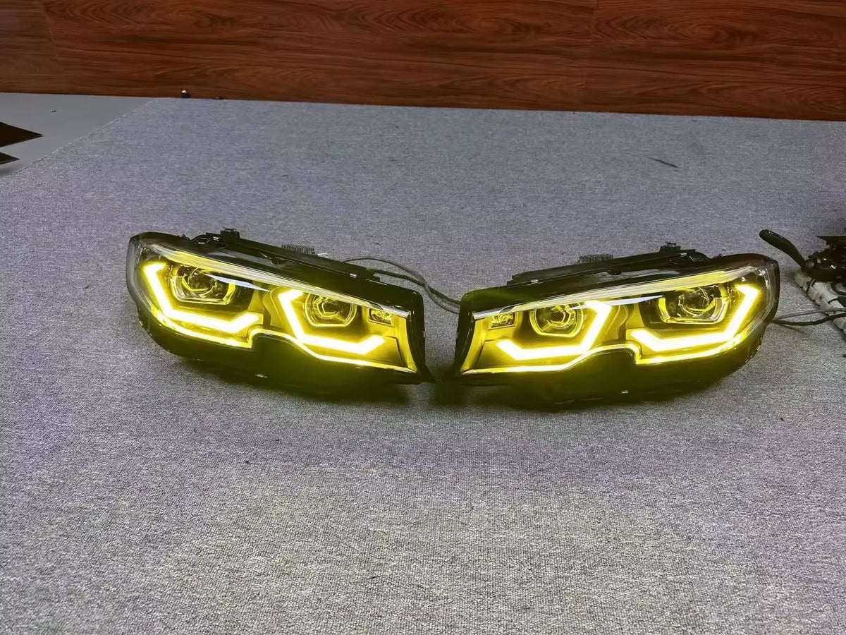 Retrofit G20 3 Series 330i M340i Dual Color OSS M3 CSL Style LED Headlights 2019-2022
