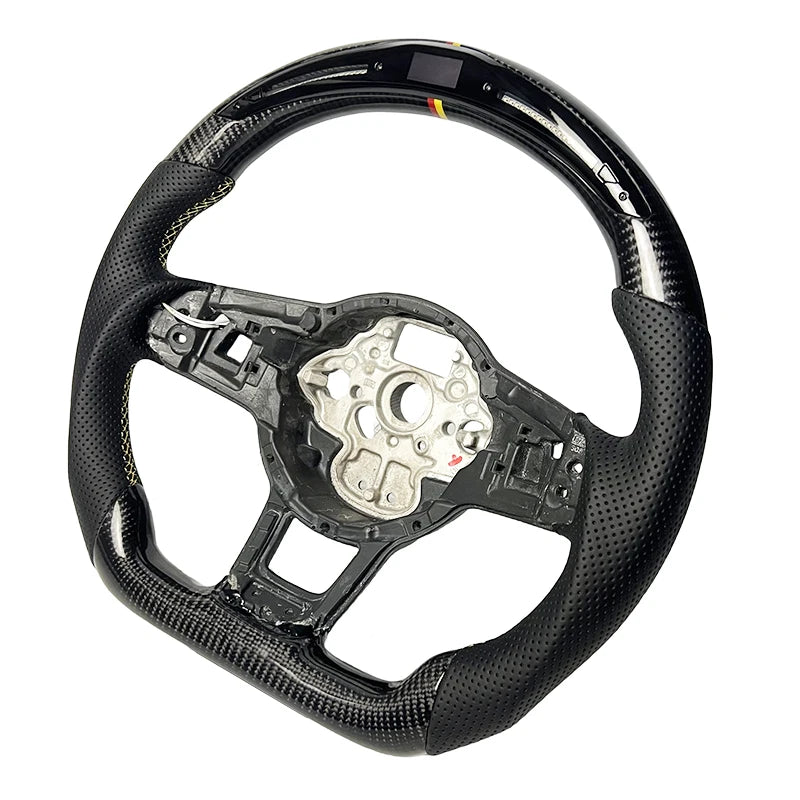 Carbon Fiber Steering Wheel for VW Golf MK7 GTI / R – LED Display