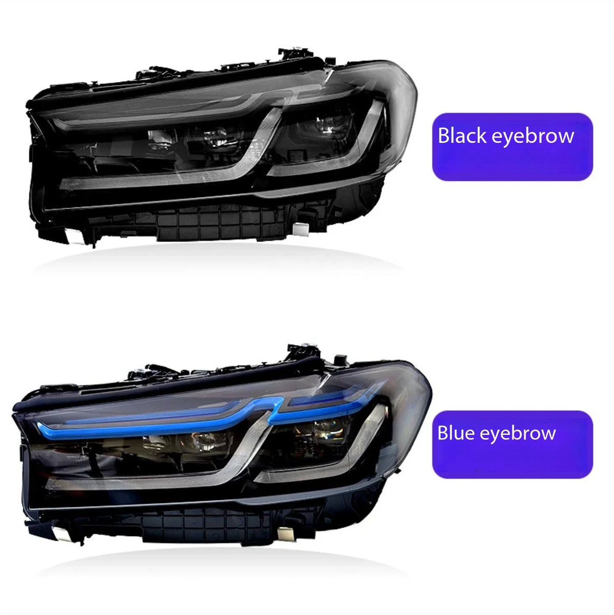 Upgrade M5 Style Laser Look G30 F90 LCI Headlights for BMW 5 Series 2018-2023 Pre-LCI LCI LED Headlamp 525i 530i 540i