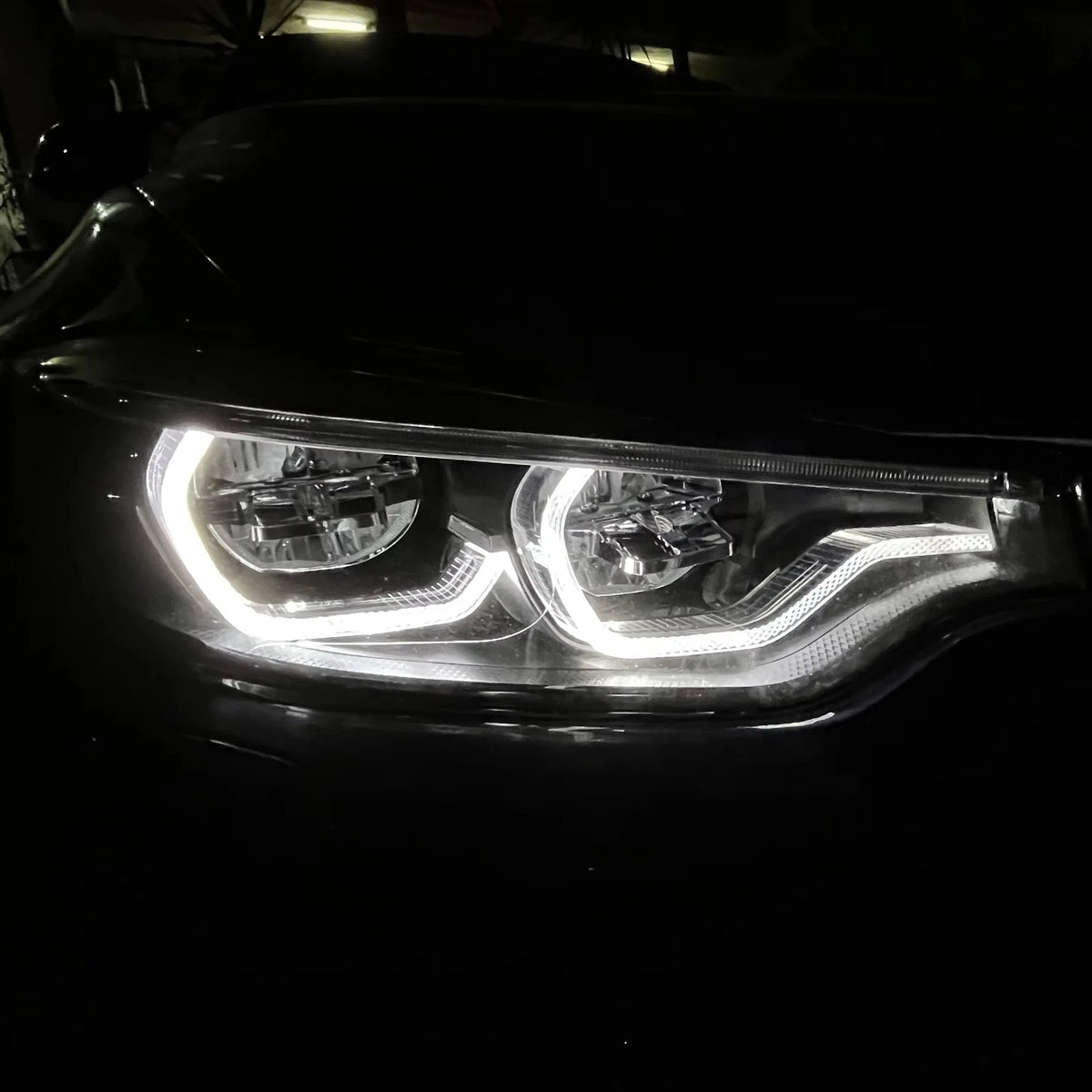 US Stock F32 F33 F36 F80 M3 F82 M4 V1 LED White/Yellow IKON 6/9 Pins Headlights Plug and Play for BMW 425i 428i 430i 435i