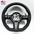 Full Leather Steering Wheel for BMW F10 F20 F25 F30 F36 F06 F22 F21 M3 M5 – Flat Bottom