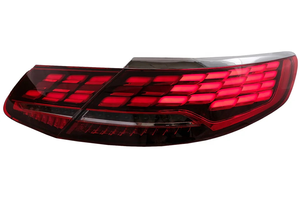 S-Class Coupe W217 C217 2014-2018 LED Tail Lights Upgrade Red Lens for Mercedes-Benz