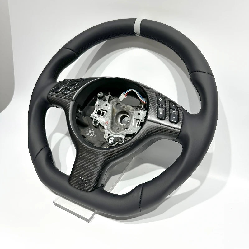 Full Leather Steering Wheel for BMW E46 E92 E90 E91 E81 E84 M5
