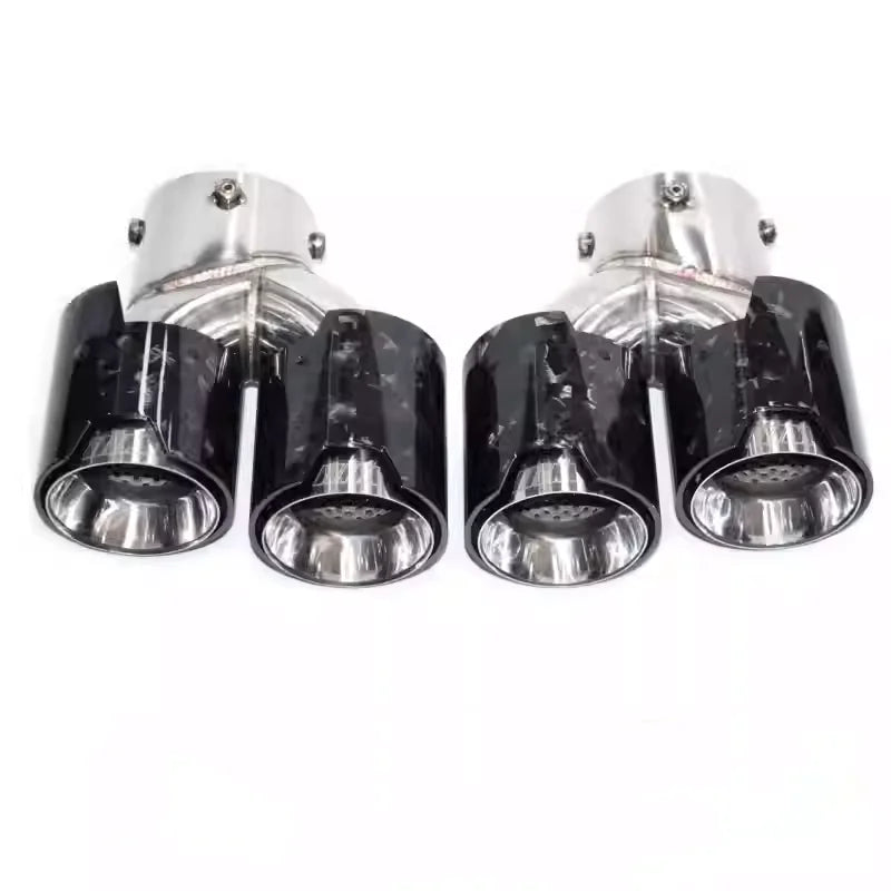 US Stock Exhaust Tips M240i M340i M440i Carbon Fiber/Titanium Alloy Exhaust Dual-Tips Muffler for BMW