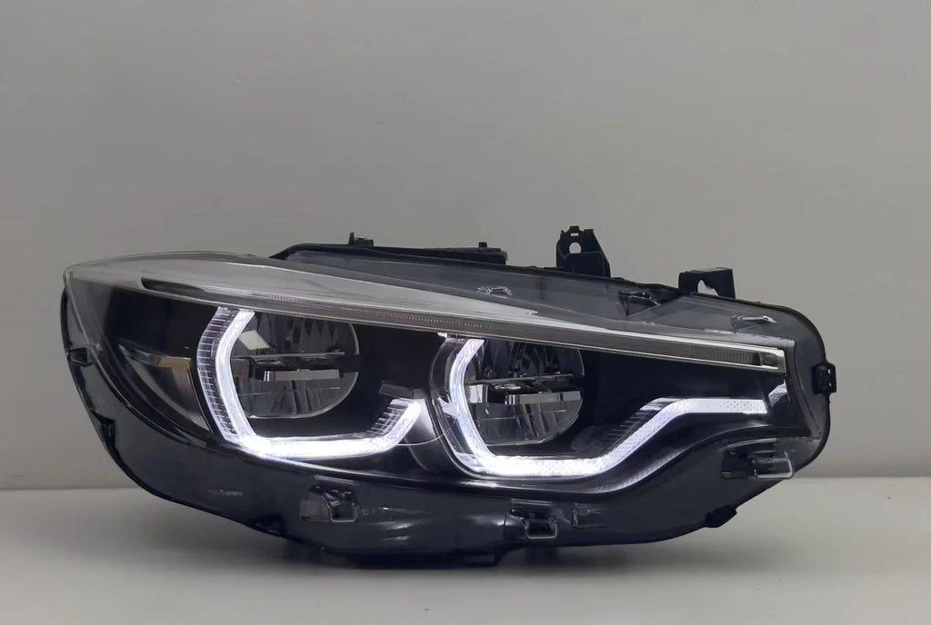 4 Series F32 F33 F36 F80 M3 F82 M4 LED White/Yellow IKON Style Headlights for BMW 425i 428i 430i 435i Front Lamp 6/9/10 Pin