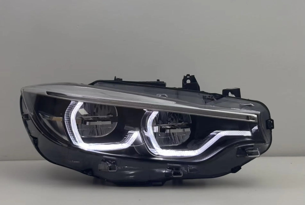 4 Series F32 F33 F36 F80 M3 F82 M4 LED White/Yellow IKON Style Headlights for BMW 425i 428i 430i 435i Front Lamp 6/9/10 Pin