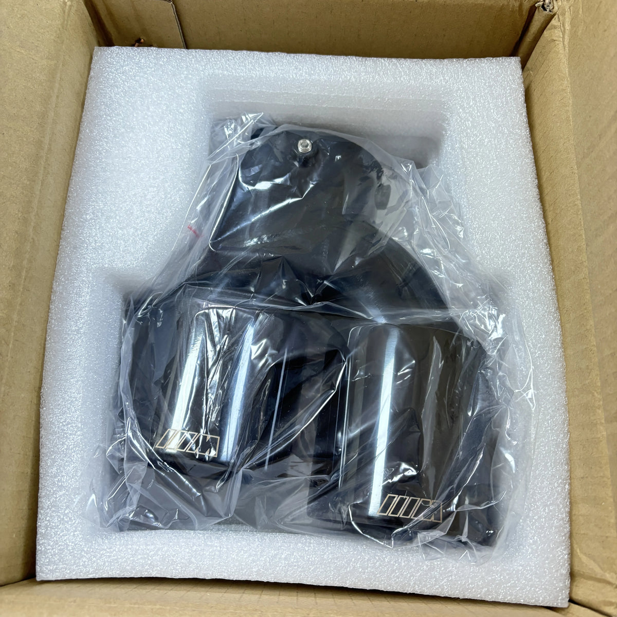 US Stock Exhaust Tips M240 330 M340 M440 M Performance Style Carbon Fiber/Titanium Alloy Exhaust Dual-Tips Muffler for BMW
