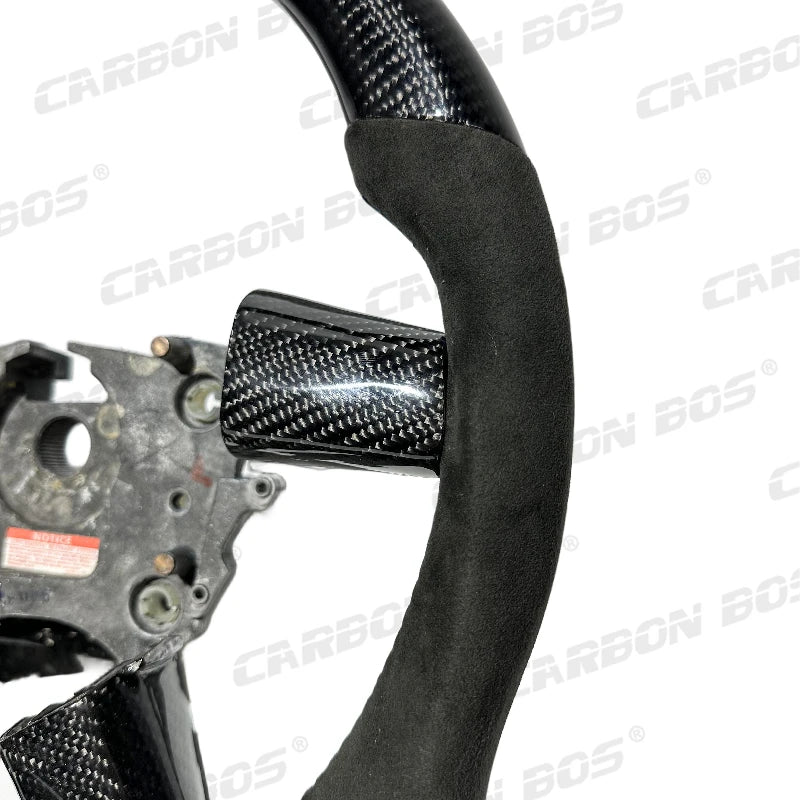Carbon Fiber Steering Wheel for Pontiac G8 / Holden Commodore VE-VF / Chevrolet SS – Blue Accents