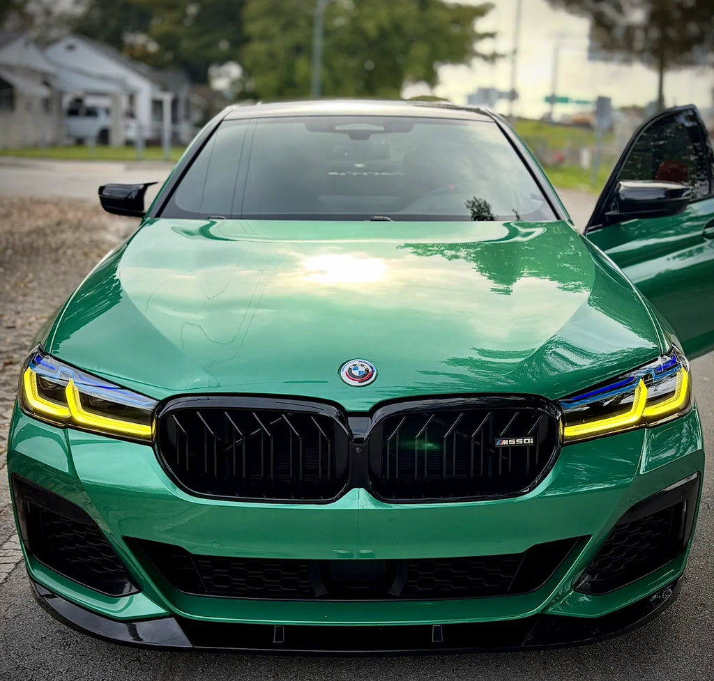 Upgrade M5 Style Laser Look G30 F90 LCI Headlights for BMW 5 Series 2018-2023 Pre-LCI LCI LED Headlamp 525i 530i 540i