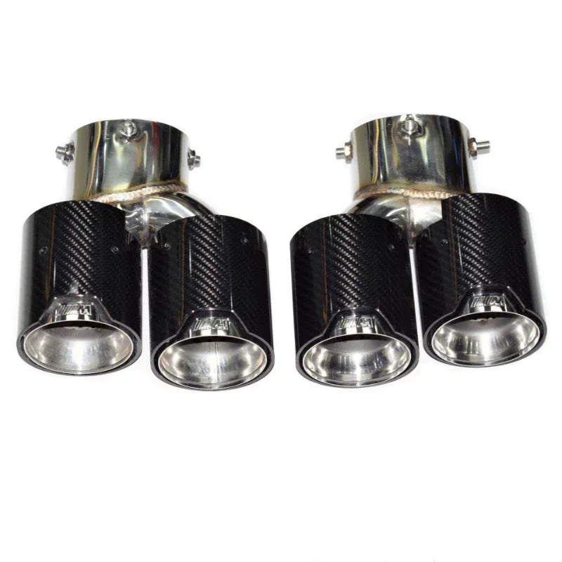 US Stock Carbon Fiber Exhaust Tips for BMW G20 G22 G42