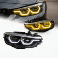 IKON V2 Style LED Dual Color Headlights for BMW F32 4 Series and F80/F82 M3 M4