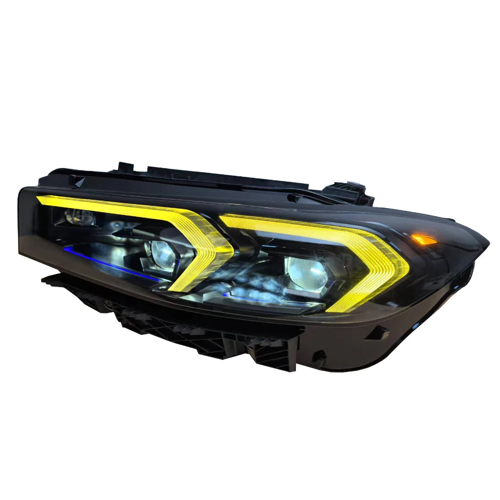 US Version G20 LCI White/Yellow/RGB DRL Headlights Plug and Play for BMW 325 330i 330Li 330e M340i 2023-2025