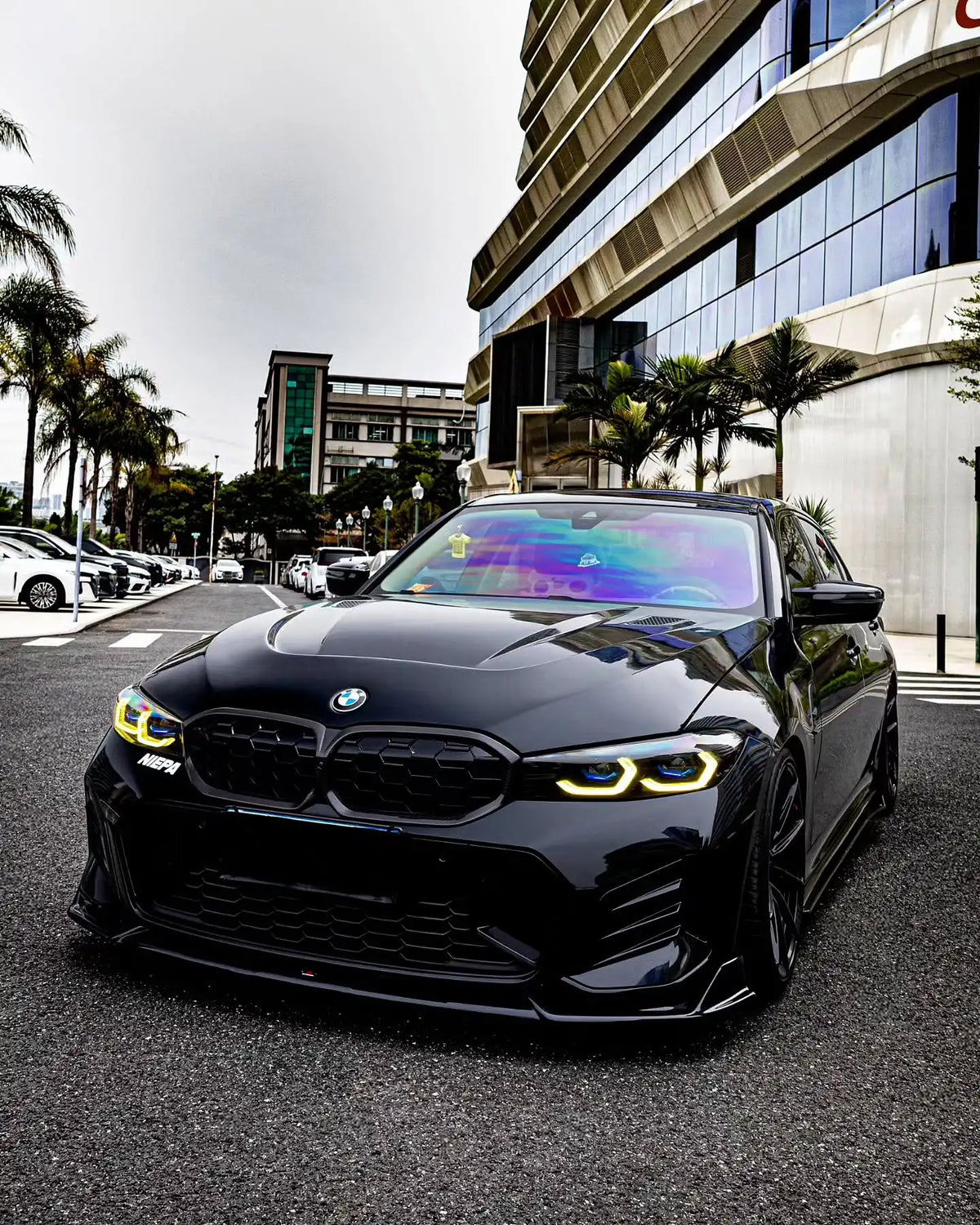 3 Series G20 LCI Upgrade G80 M3 Style LED Headlight White-Yellow DRL Headlights for BMW 2023-2025 330 M340i