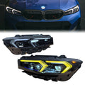 US Version G20 LCI White/Yellow/RGB DRL Headlights Plug and Play for BMW 325 330i 330Li 330e M340i 2023-2025