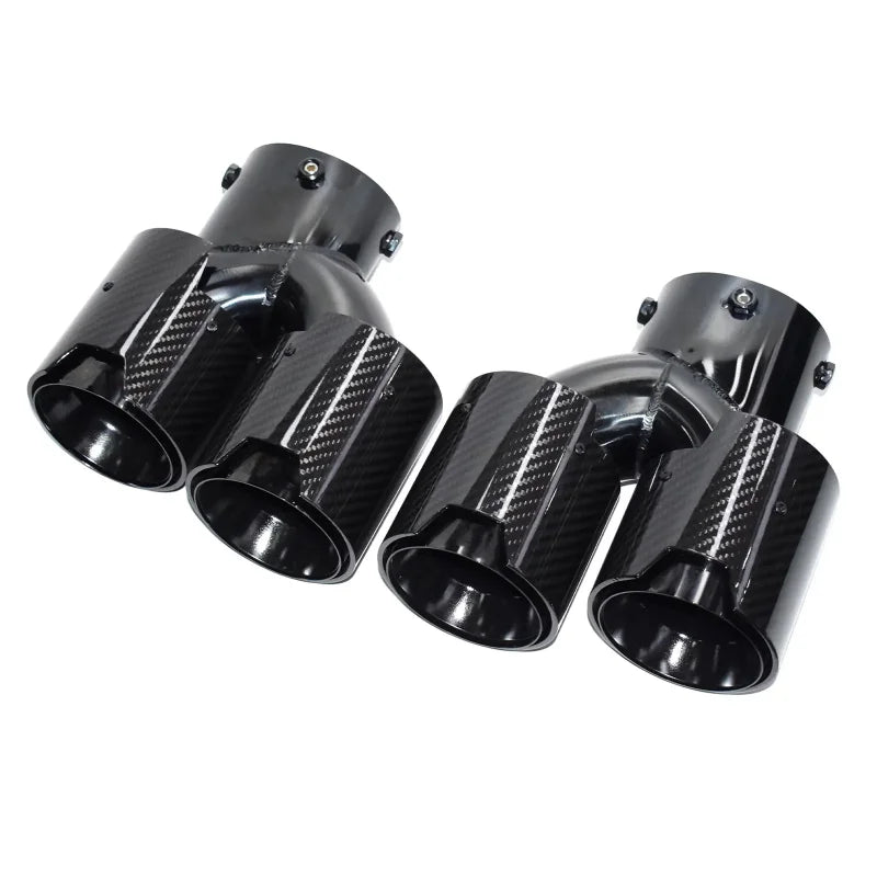 US Stock Exhaust Tips M240i M340i M440i Carbon Fiber/Titanium Alloy Exhaust Dual-Tips Muffler for BMW