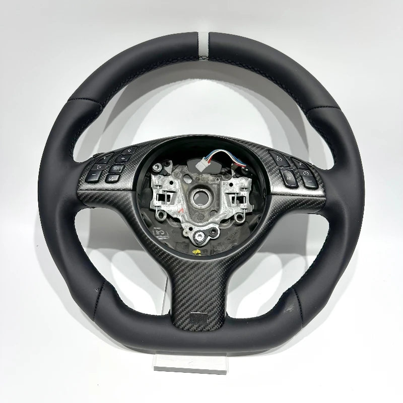 Full Leather Steering Wheel for BMW E46 E92 E90 E91 E81 E84 M5