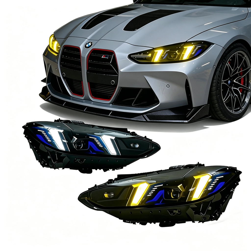 US Stock CSL Snake Eyes Headlights for BMW G80 M3 / G82 M4
