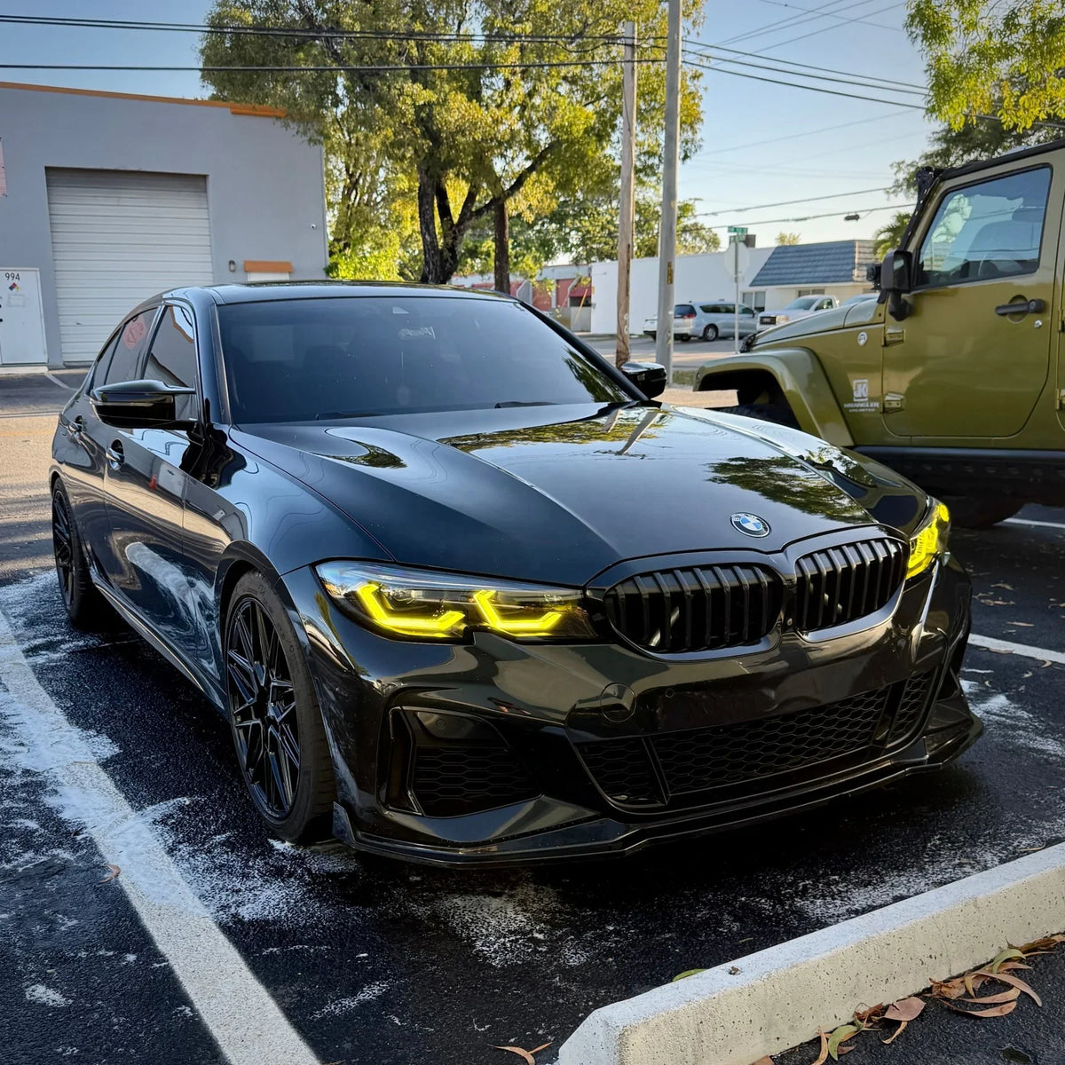 Retrofit G20 3 Series 330i M340i Dual Color OSS M3 CSL Style LED Headlights 2019-2022