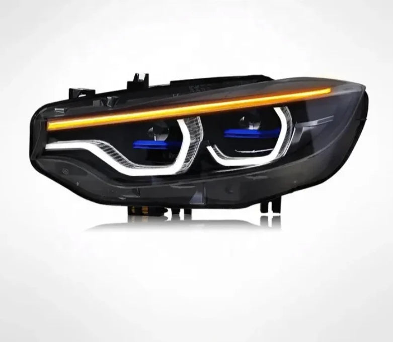LHD 2013-2019 4 Series F32 440i F33 F36 M3 F80 M4 F82 Upgrade IKON LED Headlights for BMW EU Version 6/8 Pins